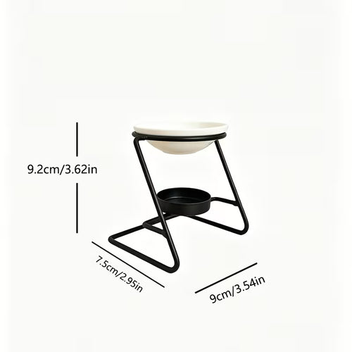 Angled Metal Essential Oil Burner